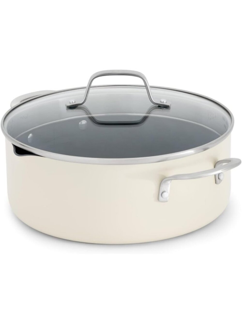 5 Quart Ceramic Nonstick Dutch Oven with Lid - Easy Cleanup, PFAS-Free Cookware